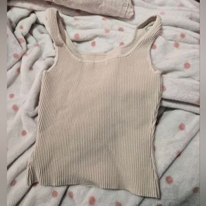 aritzia cream shaping top